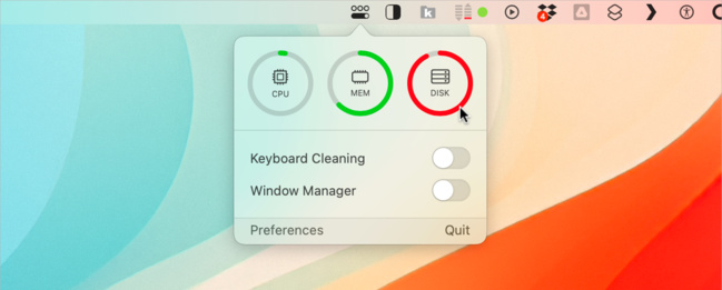 Mac • Surveillez l’état de votre Mac d’un simple clic dans la barre des menus Mac • Surveillez l’état de votre Mac d’un simple clic dans la barre des menus