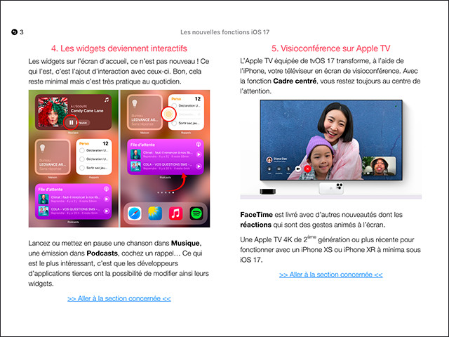 iOS 17 : les nouvelles fonctionnalités pour iPhone et iPad (ebook)