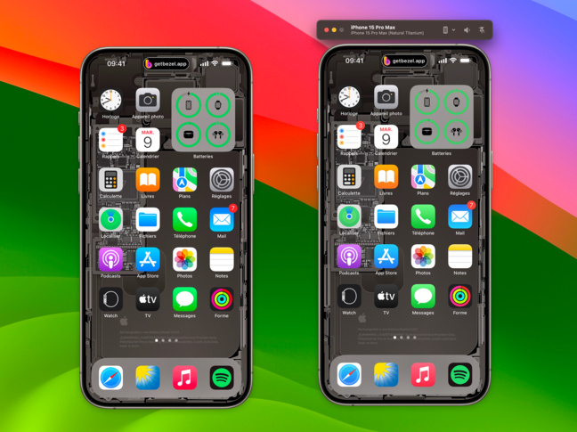 Mac • Simulez l’utilisation d’un iPhone sur l’écran du Mac avec Bezel Mac • Simulez l’utilisation d’un iPhone sur l’écran du Mac avec Bezel