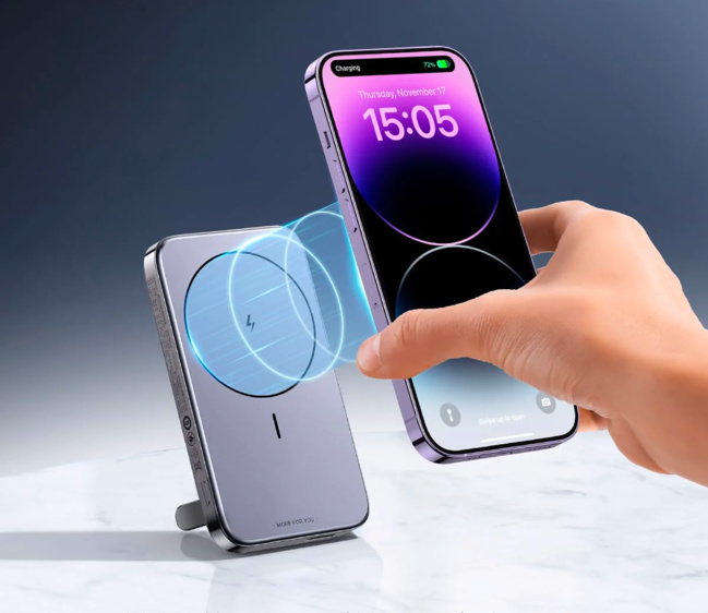 Accessoire • Une batterie MagSafe pour iPhone parfaite pour les nomades Accessoire • Une batterie MagSafe pour iPhone parfaite pour les nomades