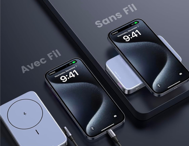 Accessoire • Une batterie MagSafe pour iPhone parfaite pour les nomades