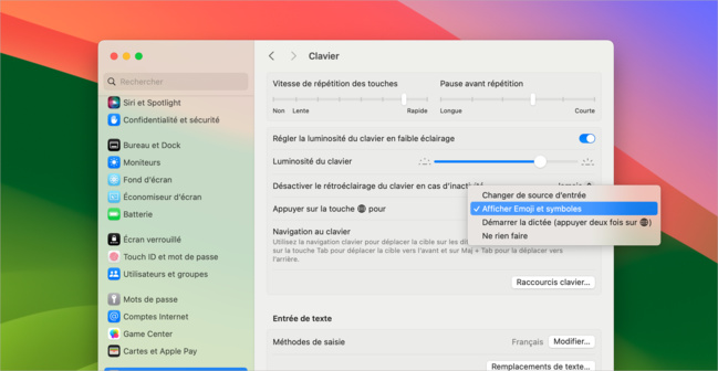 Astuce • Profitez de nouveaux raccourcis grâce à la touche globe/fn