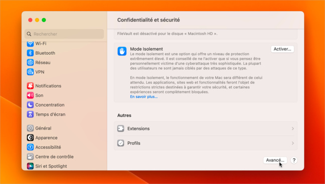 macOS • Déconnectez automatiquement un utilisateur en cas d’inactivité