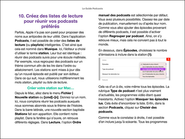 Le guide Podcasts pour macOS, iOS et iPadOS (ebook)