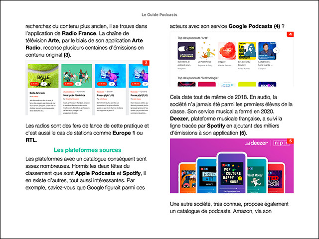 Le guide Podcasts pour macOS, iOS et iPadOS (ebook)