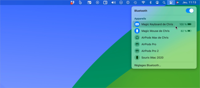 macOS • Vérifiez le niveau de charge de votre clavier ou de votre souris macOS • Vérifiez le niveau de charge de votre clavier ou de votre souris