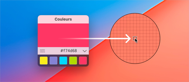 macOS • Déterminez rapidement la valeur chromatique d’un couleur à l’écran macOS • Déterminez rapidement la valeur chromatique d’un couleur à l’écran