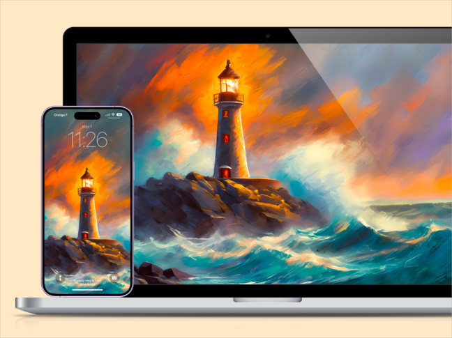Fonds d’écran • 4 créations gratuites générées par intelligence artificielle pour Mac et iPhone Fonds d’écran • 4 créations gratuites générées par intelligence artificielle pour Mac et iPhone