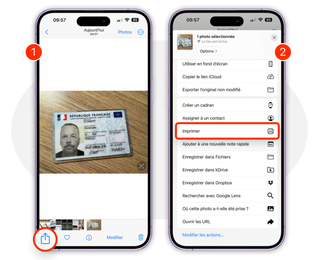 iOS • Convertissez une photo au format PDF depuis l’iPhone iOS • Convertissez une photo au format PDF depuis l’iPhone