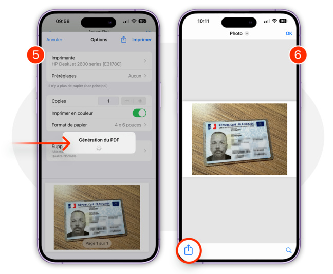 iOS • Convertissez une photo au format PDF depuis l’iPhone