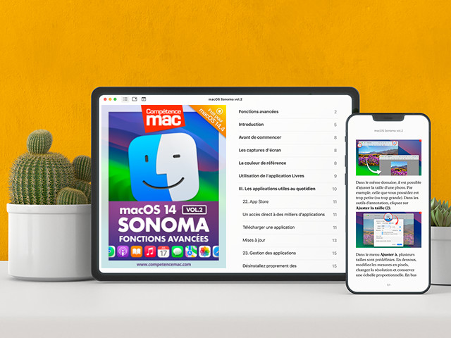 macOS 14 Sonoma vol.2 : Fonctions avancées (ebook) MISE À JOUR : macOS 14.5 macOS 14 Sonoma vol.2 : Fonctions avancées (ebook) MISE À JOUR : macOS 14.5