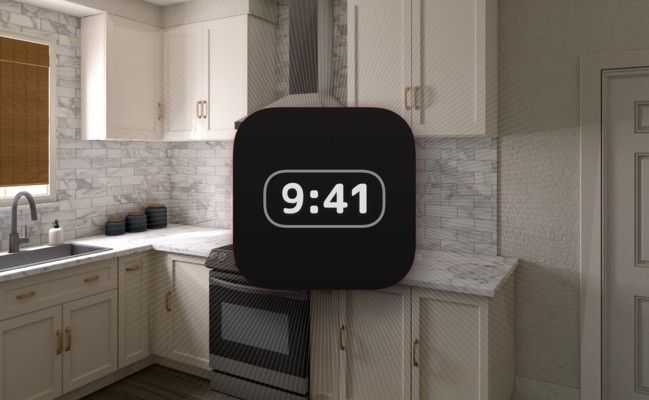 App • Floating Clock ou comment avoir toujours une horloge flottante avec le Vision Pro App • Floating Clock ou comment avoir toujours une horloge flottante avec le Vision Pro