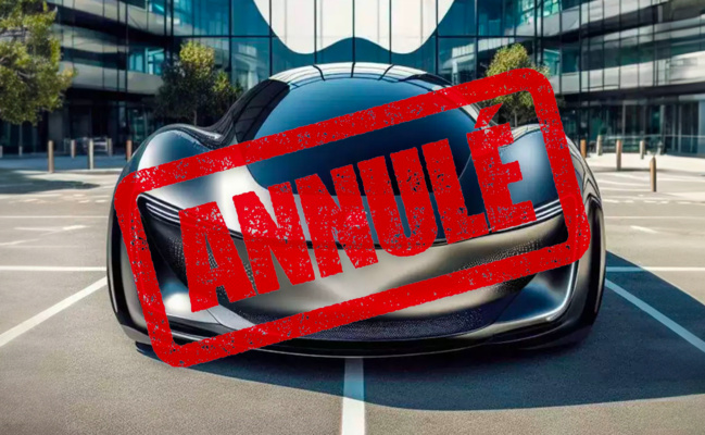 Apple Car • Apple met un coup d’arrêt définitif au développement de son véhicule électrique