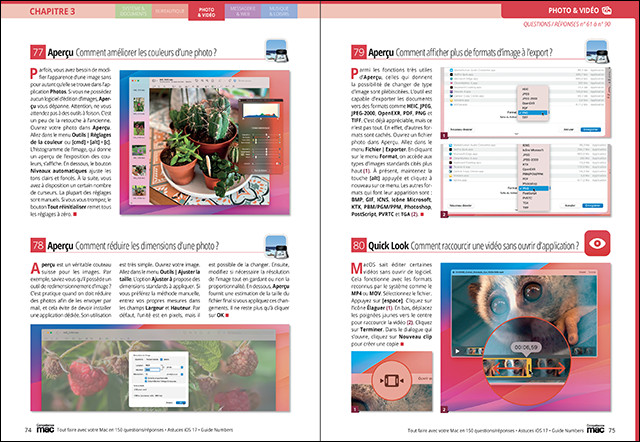 Compétence Mac 84 : Tout faire avec votre Mac en 150 questions/réponses • 40 astuces iOS 17 • Guide logiciel Numbers