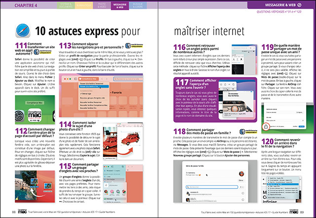 Compétence Mac 84 : Tout faire avec votre Mac en 150 questions/réponses • 40 astuces iOS 17 • Guide logiciel Numbers Compétence Mac 84 : Tout faire avec votre Mac en 150 questions/réponses • 40 astuces iOS 17 • Guide logiciel Numbers