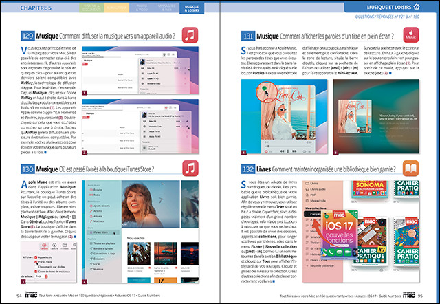 Compétence Mac 84 : Tout faire avec votre Mac en 150 questions/réponses • 40 astuces iOS 17 • Guide logiciel Numbers