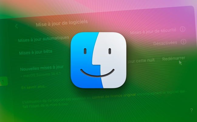 Mise à jour • macOS est mis à niveau en version 14.4.1 Mise à jour • macOS est mis à niveau en version 14.4.1