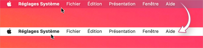 macOS • Vous préférez une barre des menus plate ? Voici (encore) une solution macOS • Vous préférez une barre des menus plate ? Voici (encore) une solution