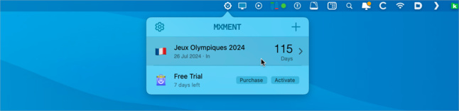 macOS • Ajoutez des comptes à rebours pour tous vos événements macOS • Ajoutez des comptes à rebours pour tous vos événements