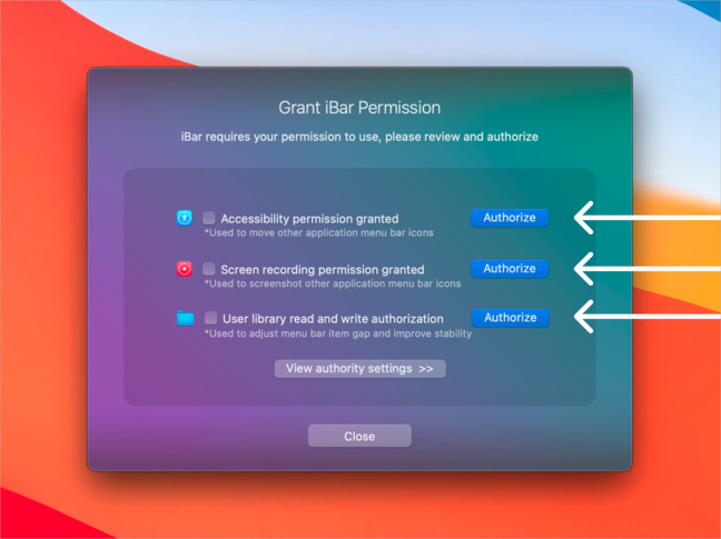 macOS • Masquez les icônes de la barre des menus gratuitement macOS • Masquez les icônes de la barre des menus gratuitement
