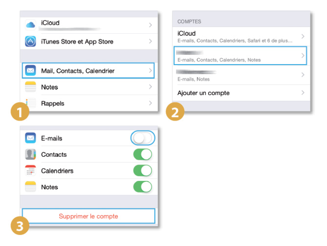 Astuce iPhone iPad • Supprimer un compte e-mail sur son iPhone Astuce iPhone iPad • Supprimer un compte e-mail sur son iPhone