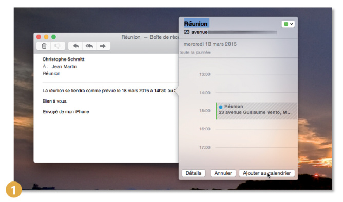 Astuce iPhone iPad • Créer un événement depuis un e-mail Astuce iPhone iPad • Créer un événement depuis un e-mail