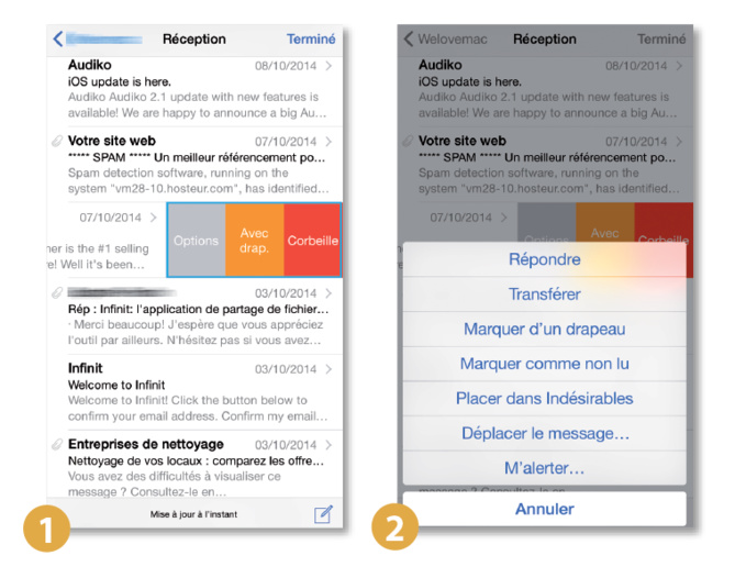 Astuce iPhone iPad • Gérer efficacement ses courriers
