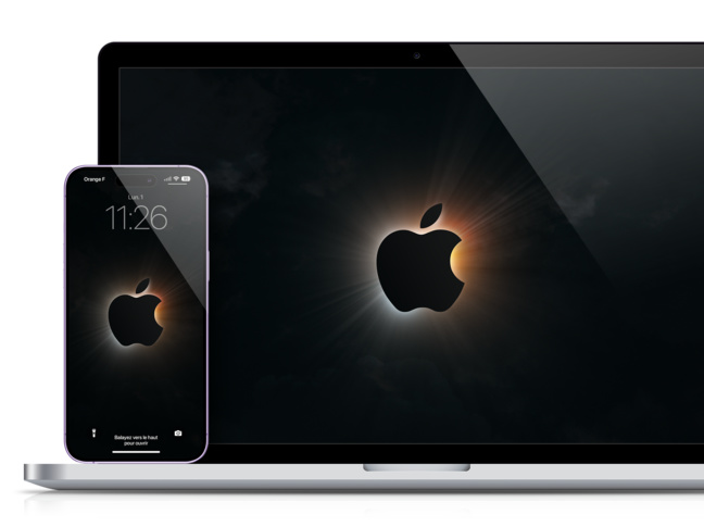 Fun • Une éclipse comme fond d’écran pour Mac, iPhone et iPad