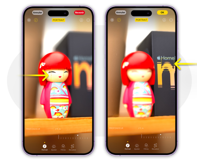 iOS • Modifiez le sujet principal d’une photographie en mode portrait iOS • Modifiez le sujet principal d’une photographie en mode portrait