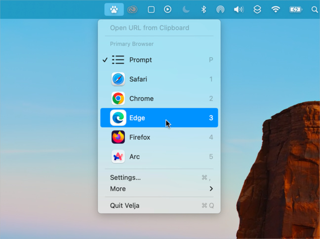 macOS • Ouvrez un lien dans n’importe quel navigateur web installé macOS • Ouvrez un lien dans n’importe quel navigateur web installé