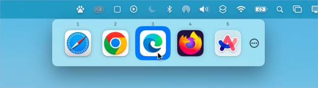 macOS • Ouvrez un lien dans n’importe quel navigateur web installé macOS • Ouvrez un lien dans n’importe quel navigateur web installé