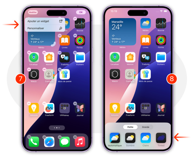 iOS 18 • Focus sur l’agencement et la personnalisation de l’écran d’accueil iOS 18 • Focus sur l’agencement et la personnalisation de l’écran d’accueil
