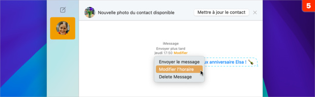 macOS Sequoia • Comment envoyer un message à une date ultérieure ? macOS Sequoia • Comment envoyer un message à une date ultérieure ?