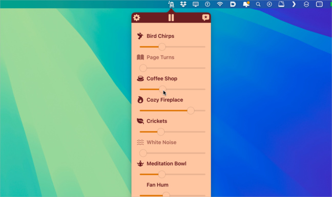 macOS • Créez une ambiance sonore immersive avec plusieurs sons à la fois macOS • Créez une ambiance sonore immersive avec plusieurs sons à la fois