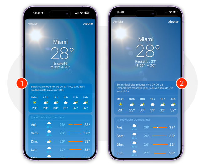 iOS 18 • Deux petites nouveautés à découvrir pour l’application Météo iOS 18 • Deux petites nouveautés à découvrir pour l’application Météo