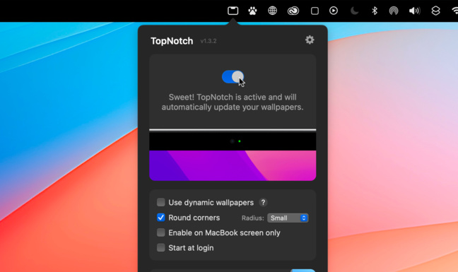 macOS • Vous n’aimez pas l’encoche de votre MacBook ? Cachez-la ! macOS • Vous n’aimez pas l’encoche de votre MacBook ? Cachez-la !