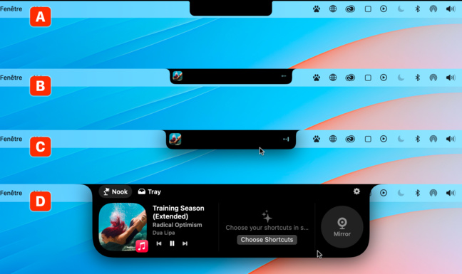 macOS • Ne cachez pas l’encoche de votre MacBook : profitez-en ! macOS • Ne cachez pas l’encoche de votre MacBook : profitez-en !