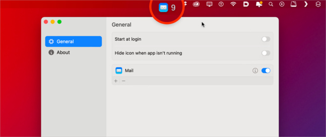 macOS • Affichez le nombre de messages reçus dans la barre des menus macOS • Affichez le nombre de messages reçus dans la barre des menus