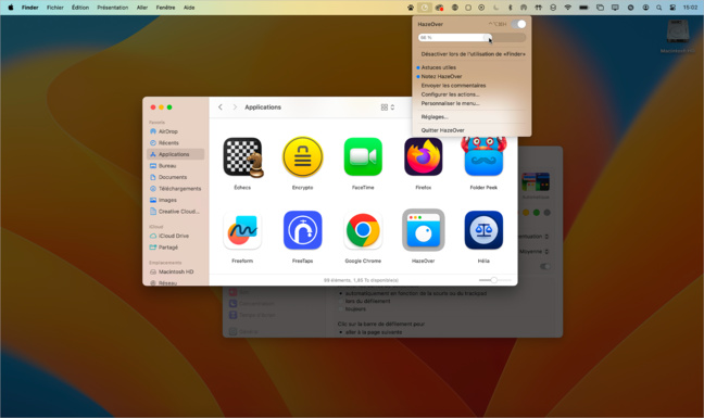 macOS • Concentrez-vous plus facilement sur votre travail grâce à HazeOver macOS • Concentrez-vous plus facilement sur votre travail grâce à HazeOver
