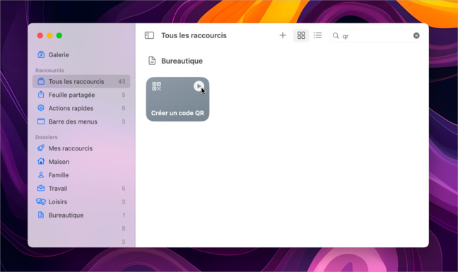 macOS • Créez simplement un code QR sans installer d’outil externe macOS • Créez simplement un code QR sans installer d’outil externe