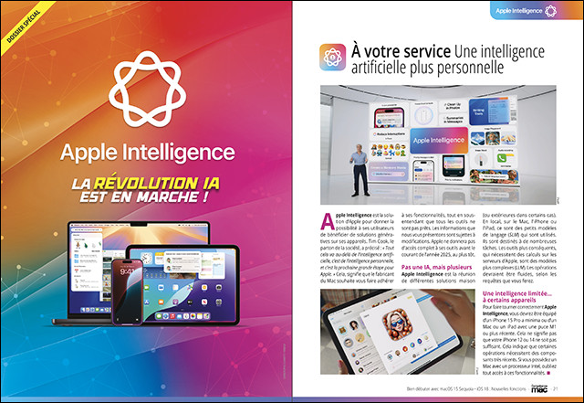 Compétence Mac 86 : Bien débuter sur Mac avec macOS 15 Sequoia • iOS 18 : nouvelles fonctions • Apple Intelligence Compétence Mac 86 : Bien débuter sur Mac avec macOS 15 Sequoia • iOS 18 : nouvelles fonctions • Apple Intelligence