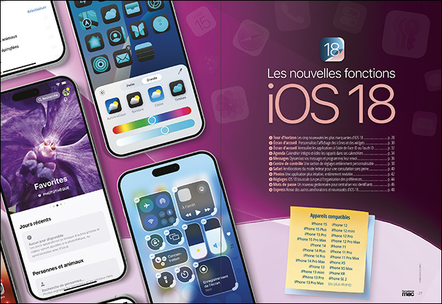 Compétence Mac 86 : Bien débuter sur Mac avec macOS 15 Sequoia • iOS 18 : nouvelles fonctions • Apple Intelligence Compétence Mac 86 : Bien débuter sur Mac avec macOS 15 Sequoia • iOS 18 : nouvelles fonctions • Apple Intelligence
