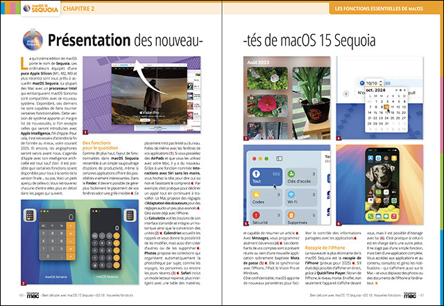 Compétence Mac 86 : Bien débuter sur Mac avec macOS 15 Sequoia • iOS 18 : nouvelles fonctions • Apple Intelligence Compétence Mac 86 : Bien débuter sur Mac avec macOS 15 Sequoia • iOS 18 : nouvelles fonctions • Apple Intelligence