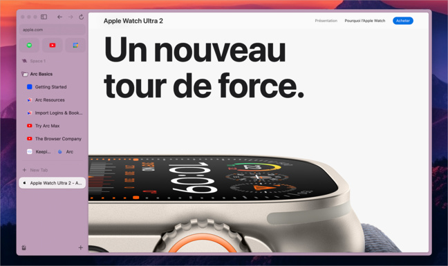 macOS • Arc, un navigateur web boosté à l’IA, résolument tourné vers le futur ? macOS • Arc, un navigateur web boosté à l’IA, résolument tourné vers le futur ?