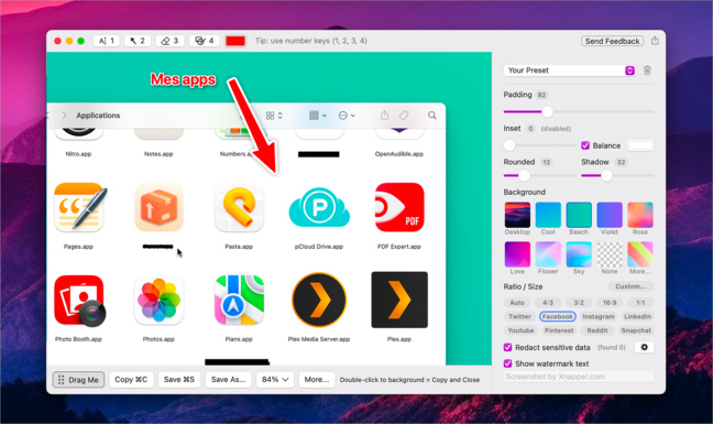 macOS • Éditez rapidement toutes vos captures d’écran fixes avec Xnapper macOS • Éditez rapidement toutes vos captures d’écran fixes avec Xnapper