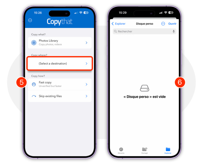 Pratique • Copiez toutes les photos de votre iPhone vers un disque dur ou une clé USB Pratique • Copiez toutes les photos de votre iPhone vers un disque dur ou une clé USB