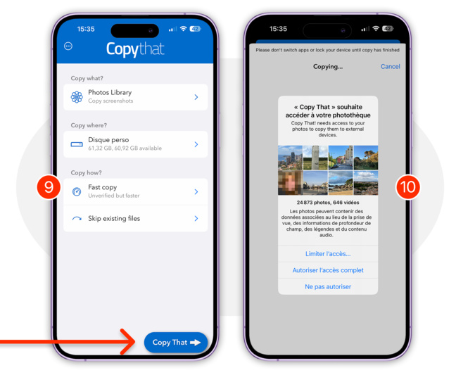 Pratique • Copiez toutes les photos de votre iPhone vers un disque dur ou une clé USB Pratique • Copiez toutes les photos de votre iPhone vers un disque dur ou une clé USB