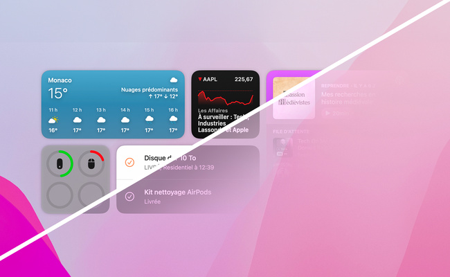 macOS • Ne fermez plus les widgets du bureau, masquez-les ! macOS • Ne fermez plus les widgets du bureau, masquez-les !