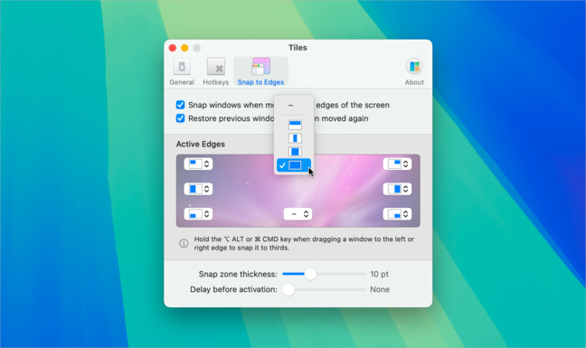 macOS • Organisez vos fenêtres d’un clic avec Tiles macOS • Organisez vos fenêtres d’un clic avec Tiles