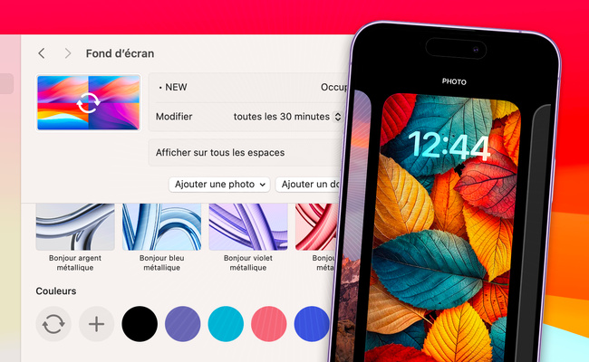 Pratique • Changez vos fonds d’écran facilement sur Mac et iPhone/iPad Pratique • Changez vos fonds d’écran facilement sur Mac et iPhone/iPad